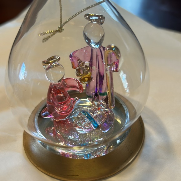 ๐ฉทHOST PICK๐ฉทNativity Theme Teardrop Glass Ornament Tabletop New **FINAL PRICE*** - Picture 2 of 11